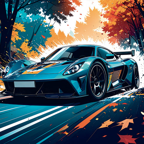Broschürenkalender Fast Cars 2027, 30 x 30 cm