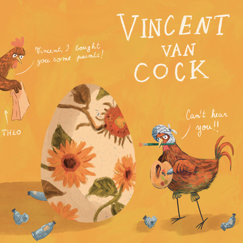 Broschürenkalender Chicken Artists 2027, 30 x 30 cm