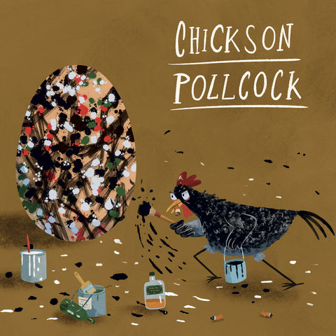 Broschürenkalender Chicken Artists 2027, 30 x 30 cm