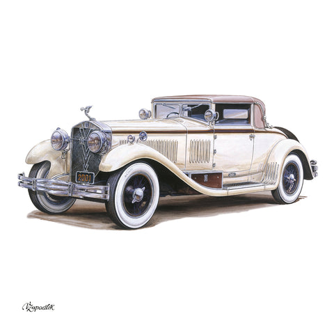 Broschürenkalender Classic Cars – Václav Zapadlík 2027, PLASTIC FREE, 30 x 30 cm