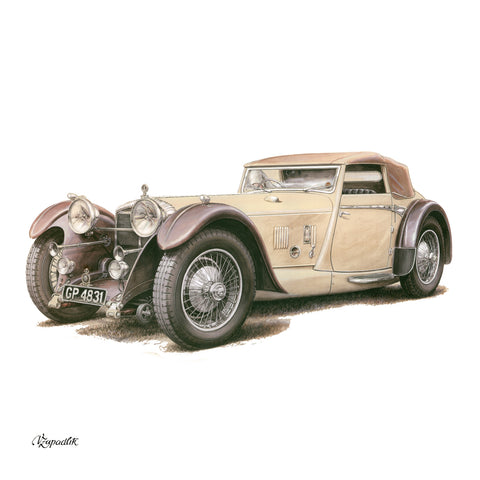 Broschürenkalender Classic Cars – Václav Zapadlík 2027, PLASTIC FREE, 30 x 30 cm