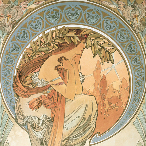 Broschürenkalender Alfons Mucha 2027, 20 x 20 cm