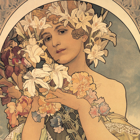 Broschürenkalender Alfons Mucha 2027, 20 x 20 cm