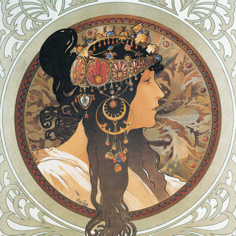 Broschürenkalender Alfons Mucha 2027, 20 x 20 cm
