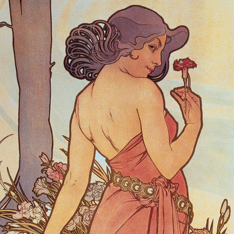 Broschürenkalender Alfons Mucha 2027, 20 x 20 cm