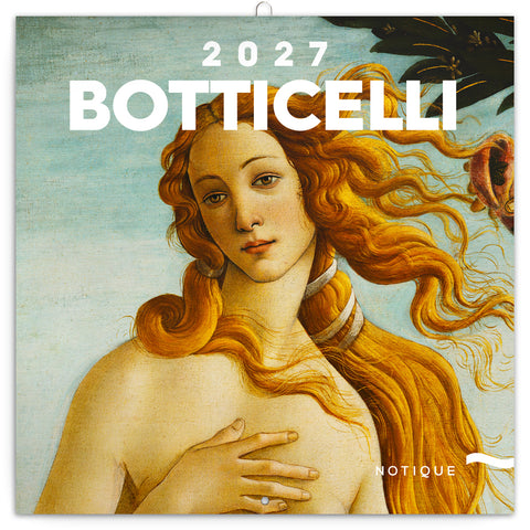 Broschürenkalender Sandro Botticelli 2027, 30 x 30 cm